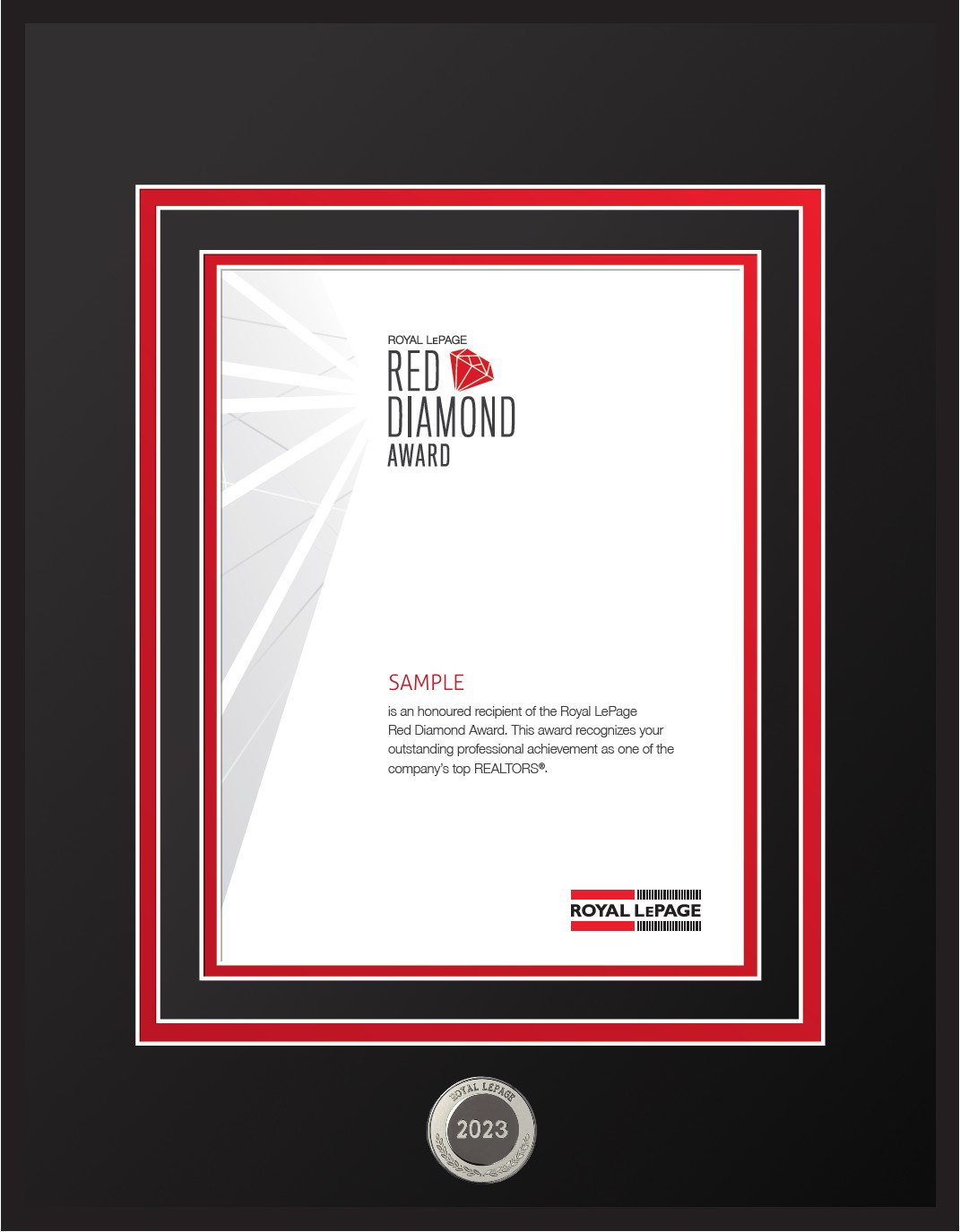 Royal LePage® Red Diamond™ Award Royal LePage® Red Diamond™ Award